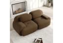 Odikalo 2-Sitzer Polstersofa Chaiselongue Mehrfarbig, 82'' Loveseat-Sofa aus Cordsamt Bild 2
