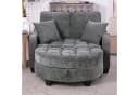 Odikalo Schlafsofa Multifunktional 2-in-1 Grau Eukalyptus Bild 3