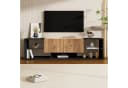 Odikalo Lowboard TV-Schwarz mit LED & Stauraum Bild 1
