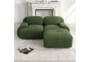 Odikalo 2-Sitzer Polstersofa Chaiselongue Mehrfarbig Modular Kombinierbar Bild 1