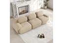 Odikalo 2-Sitzer Polstersofa Chaiselongue Mehrfarbig Premium Cordsamt Bild 1