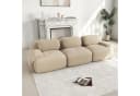 Odikalo 2-Sitzer Polstersofa Chaiselongue Mehrfarbig Premium Cordsamt Bild 2