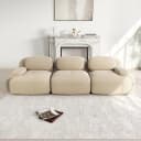 Odikalo 2-Sitzer Polstersofa Chaiselongue Mehrfarbig Premium Cordsamt Bild 3