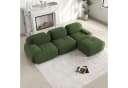 Odikalo 2-Sitzer Polstersofa Chaiselongue Mehrfarbig Modulares Ecksofa Bild 1