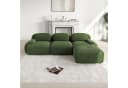 Odikalo 2-Sitzer Polstersofa Chaiselongue Mehrfarbig Modulares Ecksofa Bild 3