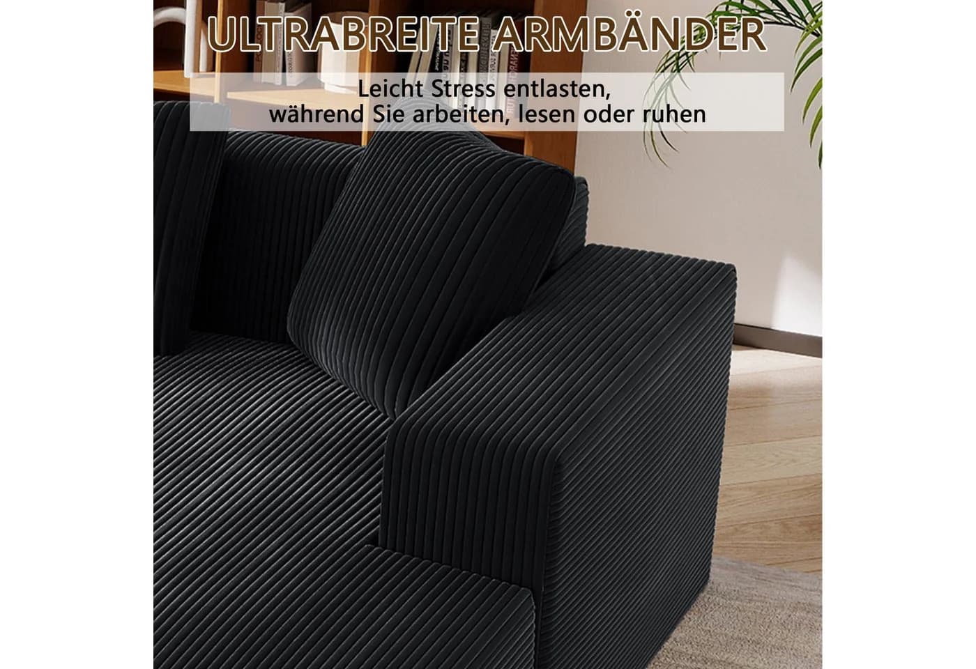 Odikalo Ecksofa L-Form Vollkomprimiertes Sofa - Bild 4