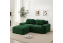 Odikalo Boneless Sofa L-förmig Grün Cord Bild 2