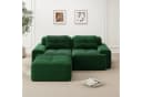Odikalo Boneless Sofa L-förmig Grün Cord Bild 3