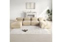 Odikalo 3-Sitzer Polstersofa Beige Modul U-Form Cord Bild 1