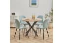 GrandCA HOME Esstisch Skandinavisch MDF Metall Bild 3