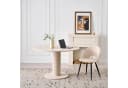 GrandCA HOME Runder Esstisch Gelb MDF Skandinavisch Bild 1