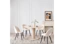 GrandCA HOME Runder Esstisch Gelb MDF Skandinavisch Bild 4