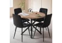 GrandCA HOME Essgruppe 5-tlg. Schwarz/Grau Skandinavisch Bild 3