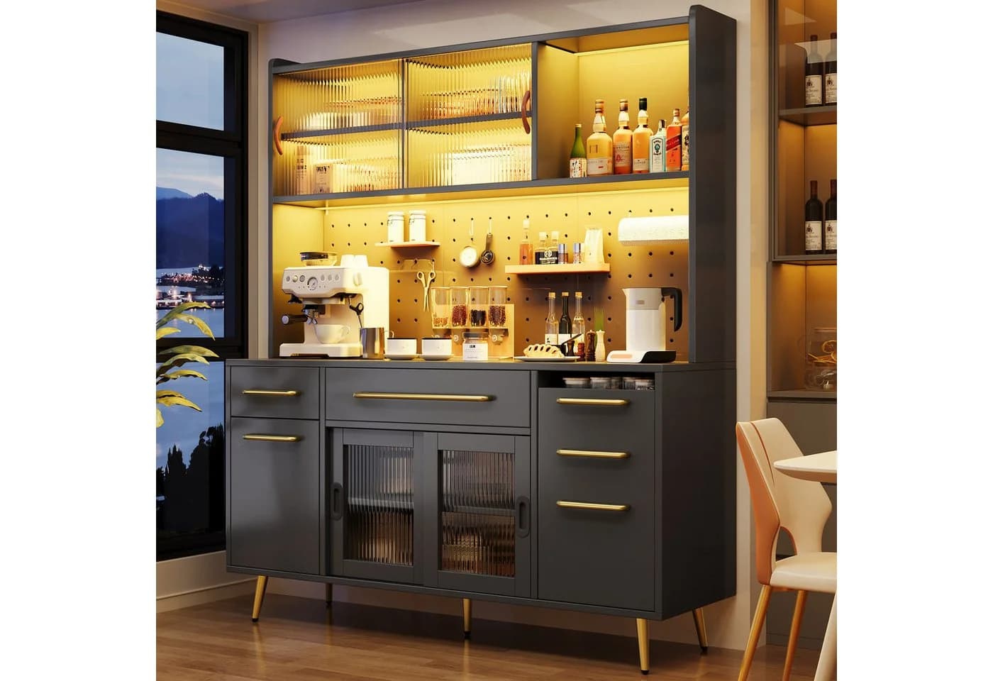 Odikalo Küchenbuffet LED-Beleuchtung - Bild 2