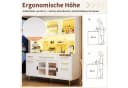 Odikalo Küchenbuffet Weiß mit LED & Stauraum Bild 4