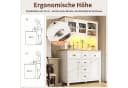 Odikalo Küchenbuffet mit LED & Getränkehaltern - 104x180cm Bild 5