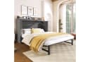 Odikalo Schrankbett Polsterbett 140x200 mit USB und Schublade Beige Bild 1