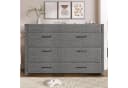 Odikalo Schrankbett Polsterbett 140x200 mit USB und Schublade Beige Bild 2