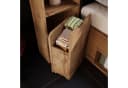 Odikalo Holzbett Doppelbett mit LED, USB-Anschlüssen & Stauraum Bild 3