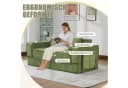 Odikalo 2-Sitzer Schlafsofa Grün mit Schlaffunktion & Stauraum Bild 3