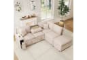 Ecksofa Schlafcouch L-Form Grau mit Stauraum & USB Bild 3