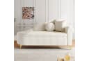 Odikalo Chaiselongue Relaxsessel mit Stauraum & Schlaffunktion Beige Bild 1