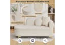 Odikalo Chaiselongue Relaxsessel mit Stauraum & Schlaffunktion Beige Bild 5