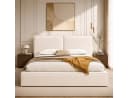 Odikalo Polsterbett 180x200 mit Bettkasten Leinen Beige Bild 3