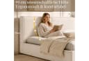 Odikalo Polsterbett 180x200 mit Bettkasten Leinen Beige Bild 4