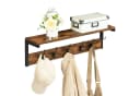 Hoobro Wandgarderobe Wandregal mit 7 Haken und Ablage Bild 2