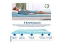 Wenta 5-Zonen Ergonomischer Matratzentopper 5 cm Gel-Memory-Schaum Bild 3