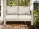 MeXo Loungesofa 2-Sitzer Aluminium Beige Outdoor Bild 2