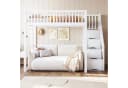 Odikalo Hochbett 90x200 140x200 Jugendbett Kinderbett mit Stauraum Bild 2