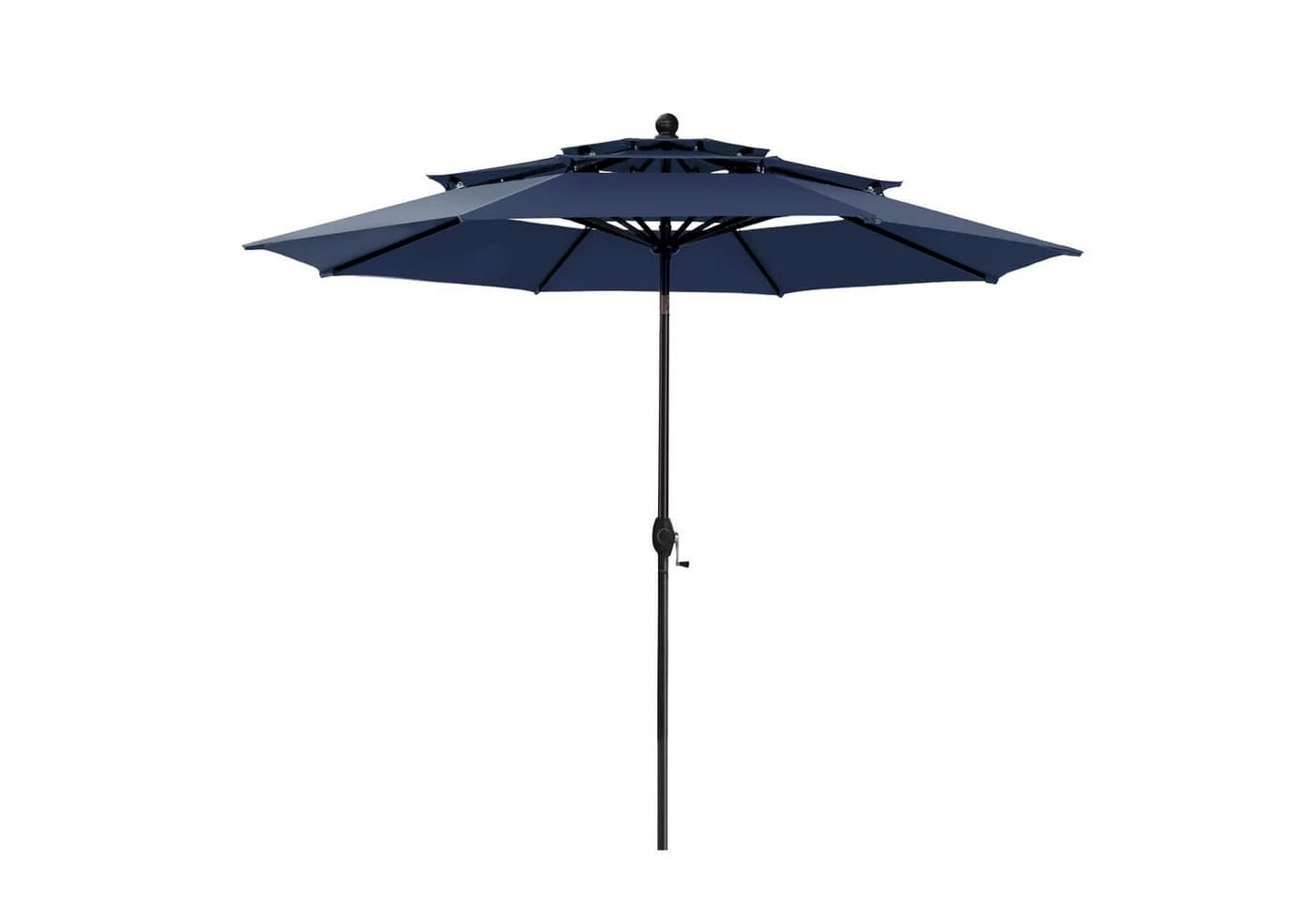 PHI VILLA Sonnenschirm Blau 300 cm mit 8 Schirmknochen - Bild 2