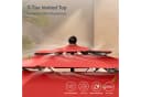 PHI VILLA Sonnenschirm Rot 300 cm mit 8 Schirmknochen Bild 1