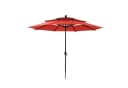 PHI VILLA Sonnenschirm Rot 300 cm mit 8 Schirmknochen Bild 2