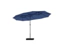 PHI VILLA Terrassenschirm Rechteckig Blau 2,7x4,5m Bild 2