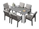 MeXo Gartenlounge-Set 7-tlg. Aluminium Bild 1