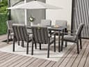 MeXo Gartenlounge-Set 7-tlg. Aluminium Bild 5