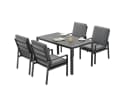 MeXo Gartenlounge-Set Aluminium Wetterfest Bild 1
