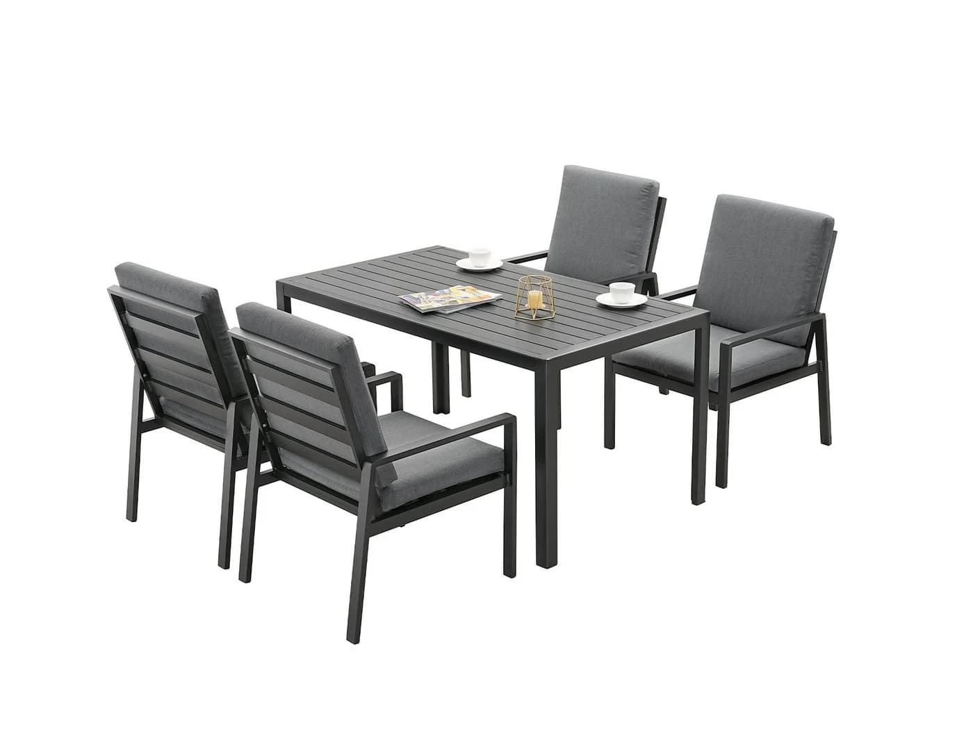 MeXo Gartenlounge-Set Aluminium Wetterfest