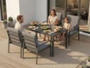 MeXo Gartenlounge-Set Aluminium Wetterfest Bild 4