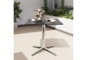 PHI VILLA Gartentisch Schwarz Metall Quadratisch/Rund Bild 2