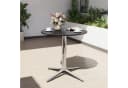 PHI VILLA Gartentisch Schwarz Metall Quadratisch/Rund Bild 2