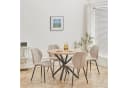 GrandCA HOME Esszimmerstuhl 4er-Set Beige Skandinavisch Bild 3