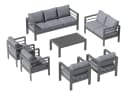 MeXo Gartenlounge-Set 8-10 Personen Aluminium Outdoor Bild 1