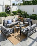 MeXo Gartenlounge-Set 8-10 Personen Aluminium Outdoor Bild 3
