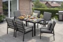 MeXo Gartenlounge-Set 7-tlg. Aluminium Polywood Bild 2