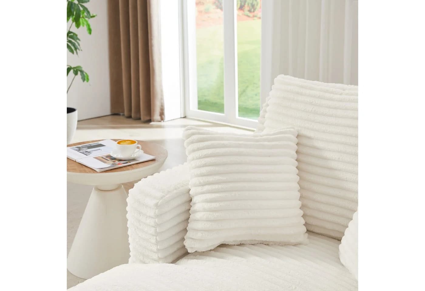 GLP Chaiselongue Cord Sofa mit Schlaffunktion - Bild 5