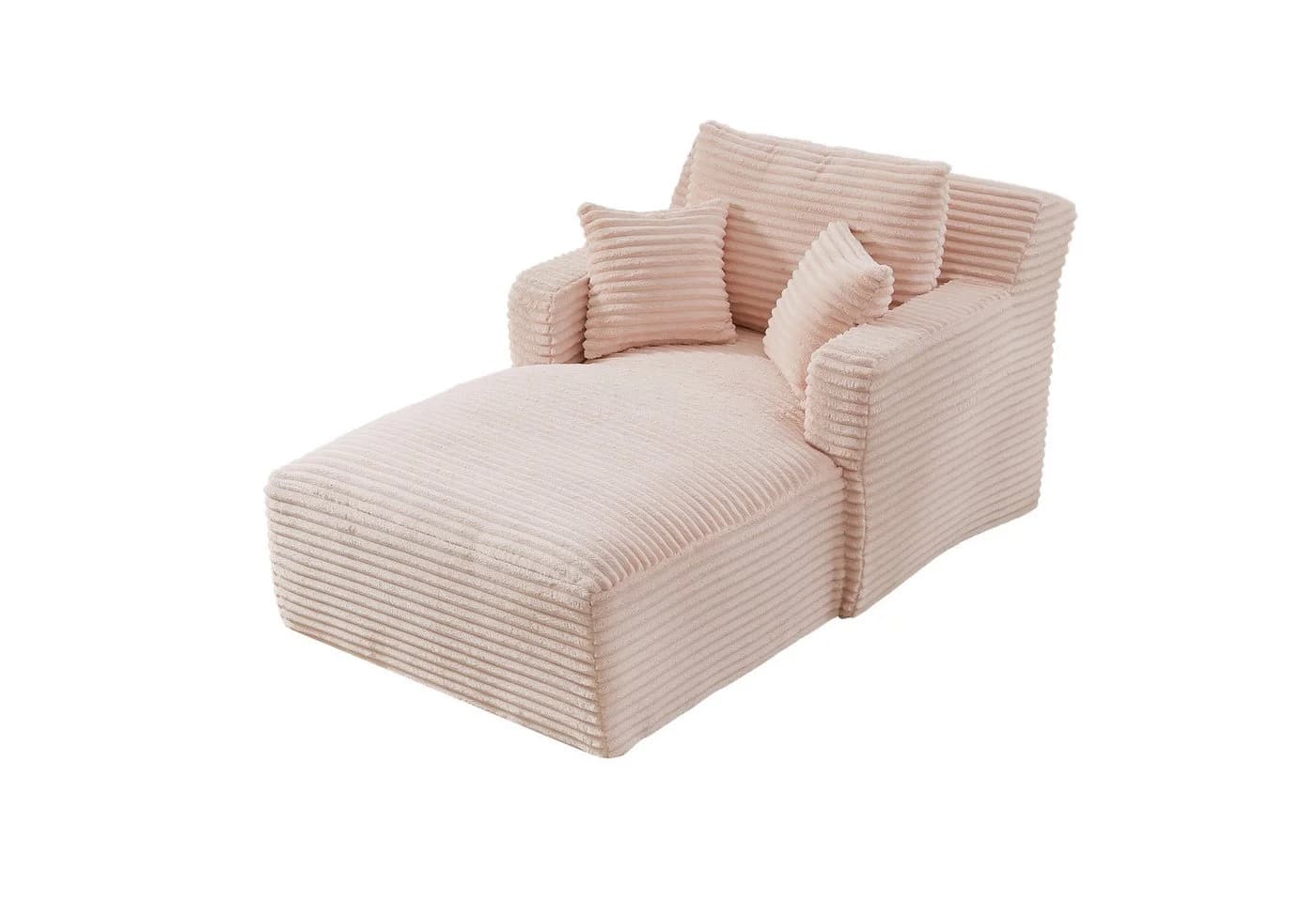 GLP Chaiselongue Bodensofa Rosa mit Schlaffunktion